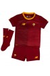 Fotbalové Dres AS Roma Lorenzo Pellegrini #7 Dětské Domácí Oblečení 2022-23 Krátký Rukáv (+ trenýrky)